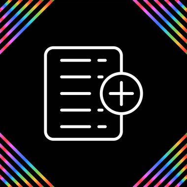 ekle. Web simgesi basit illüstrasyon