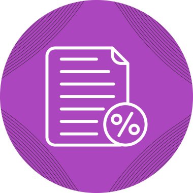 Vergi web simgesi vektör illüstrasyonu