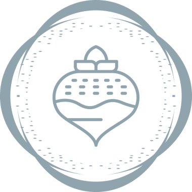 Gıda ikonunun vektör illüstrasyonu. Şalgam   