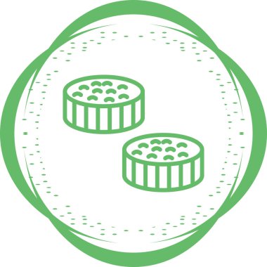 sushi web simgesi vektör çizimi