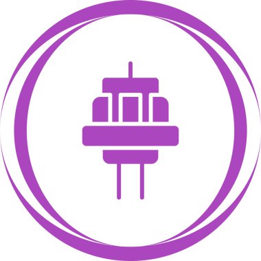 elektrik dolgu simgesi web basit illüstrasyon