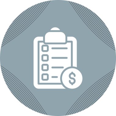 finansal planlama. Web simgesi basit illüstrasyon 