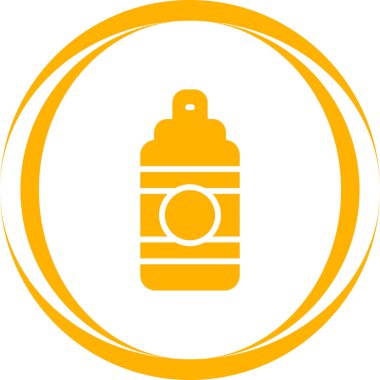 Losyon şişesi simgesi, vektör illüstrasyonu