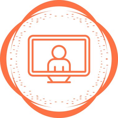 Kullanıcı simgesinin vektör çizimi