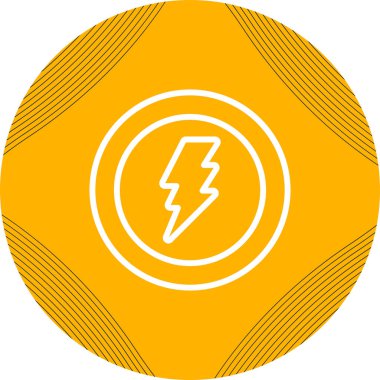 yıldırım cıvata kutsal kişilerin resmi, vektör çizim