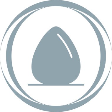 Yumurta simgesinin temel doğrusal çizimi