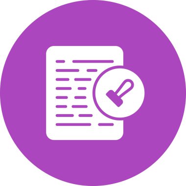 belge web simgesi vektör illüstrasyonu