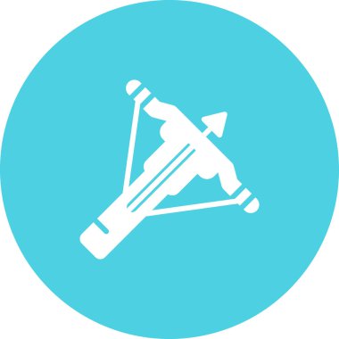 Tatar yayı simgesi, basit biçim, vektör 