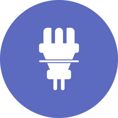 elektrik dolgu simgesi web basit illüstrasyon