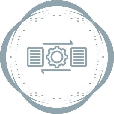 yönetim web simgesi vektör illüstrasyonu