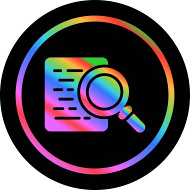 belge web simgesi vektör illüstrasyonu