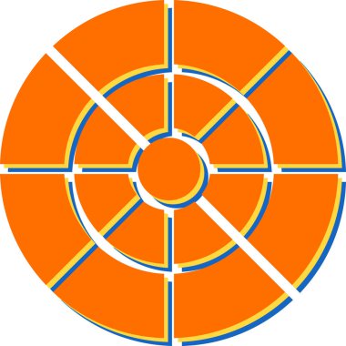 Pantone. Web simgesi basit illüstrasyon