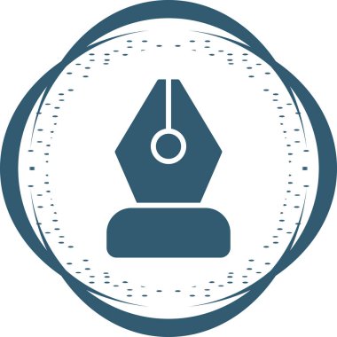 Siyah uçlu. Web simgesi vektör illüstrasyonu