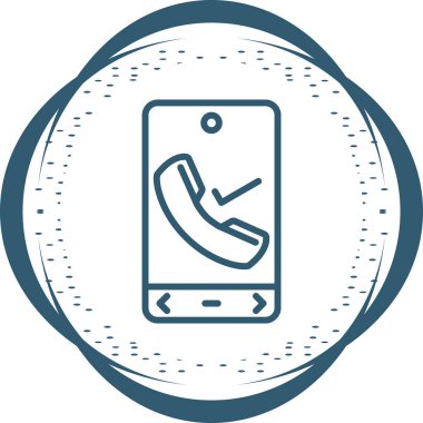 akıllı telefon simgesi, vektör illüstrasyonu basit tasarım