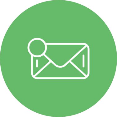 Bildirim simgesinin temel doğrusal çizimi