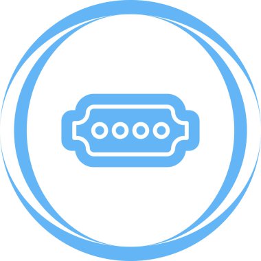 Güç simgesinin vektör illüstrasyonu