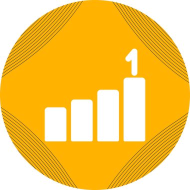 Finansal tablo ikonu. Diyagram işareti. Beyaz arkaplanda izole edilmiş iş diyagramı sembolü