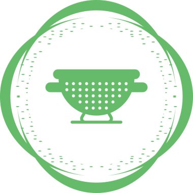 Colander web simgesi vektör illüstrasyonu 