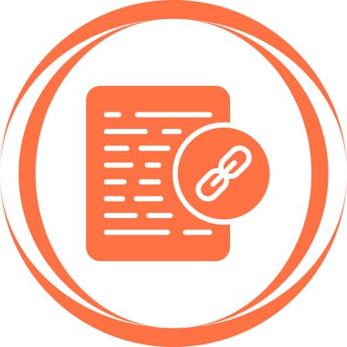 belge web simgesi vektör illüstrasyonu