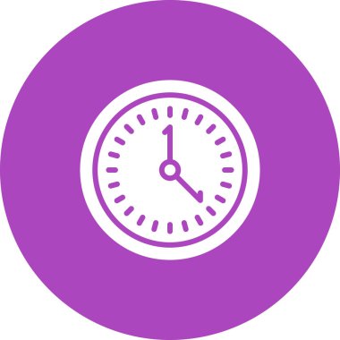 vektör çizim saat web simgesi     