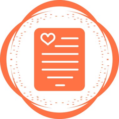 Dijital arayüzler için vektör biçiminde resimlenmiş çağdaş bir belge simgesi.