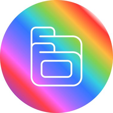 Dizin simgesinin vektör illüstrasyonu