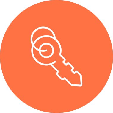 Anahtar. Web simgesi basit illüstrasyon 