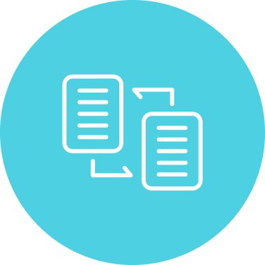 belge web simgesi vektör illüstrasyonu