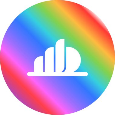 Kabuk simgesi, vektör illüstrasyonu basit tasarım