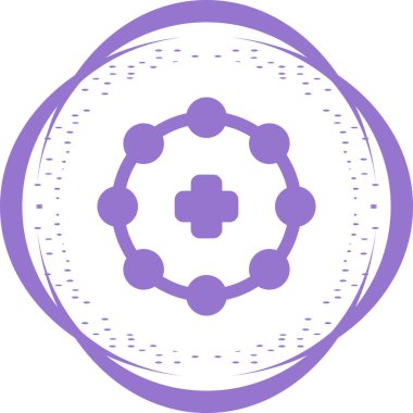 Seçilen düğmenin basit vektör resmi