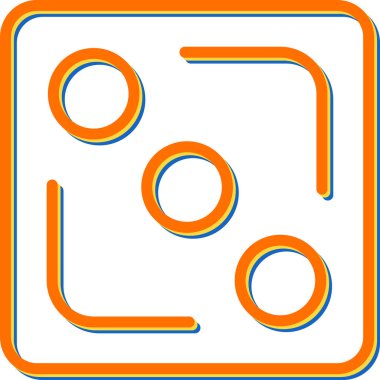 zar simgesi vektör illüstrasyonu