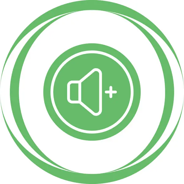 Sesi Yükselt düğmesi vektör illüstrasyonuName