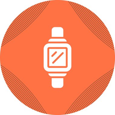 Modern Smartwatch simgesinin vektör çizimi    