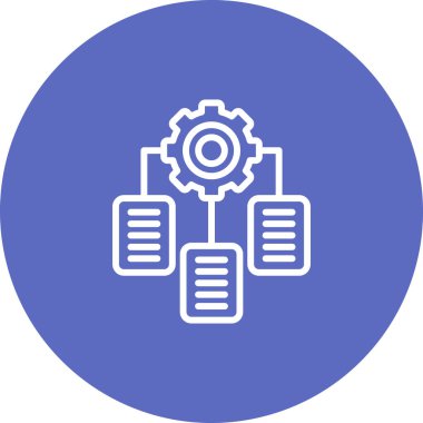 belge web simgesi vektör illüstrasyonu