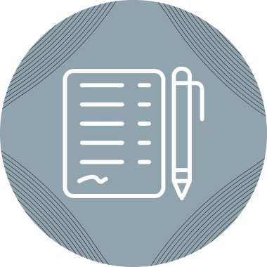 belge web simgesi vektör illüstrasyonu