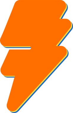 yıldırım cıvata kutsal kişilerin resmi, vektör çizim