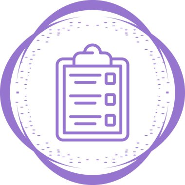 Pano simgesinin vektör illüstrasyonu