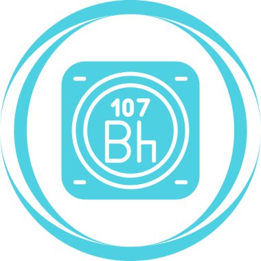 metal kimyasal element basit vektör illüstrasyon tasarımı