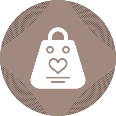 Alışveriş poşeti ikon vektör illüstrasyon tasarımı