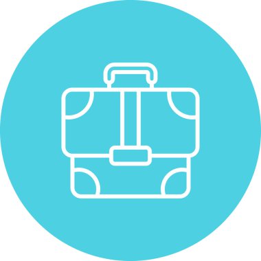 evrak çantası ikonu vektör illüstrasyonu