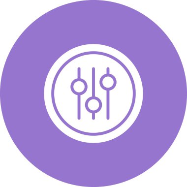 Ses ekolayzer simge vektör çizim        