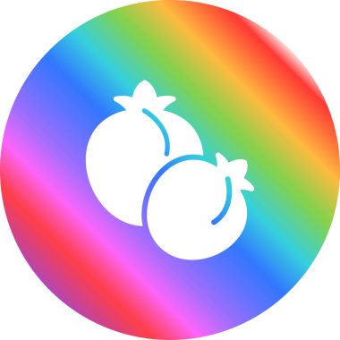 Domates. Web simgesi basit illüstrasyon 