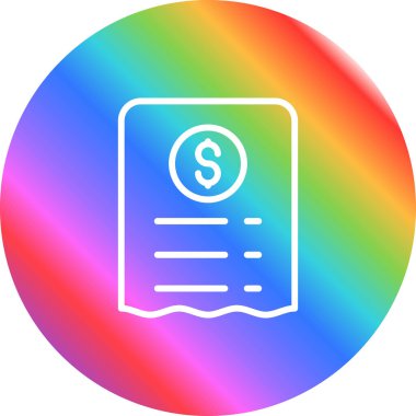 Basit bir soyut renk vektör simgesi