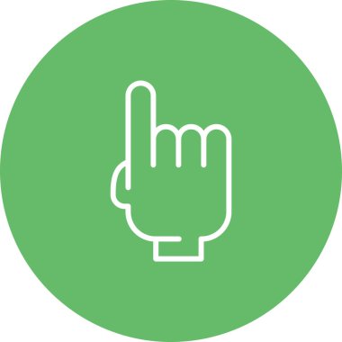 El işaretinin basit doğrusal resmi