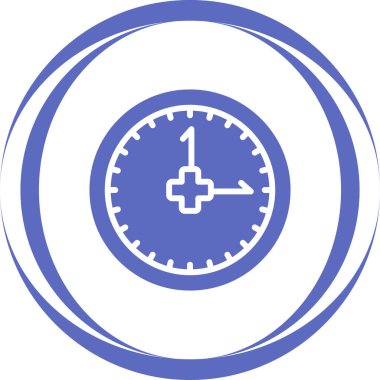 vektör çizim saat web simgesi     