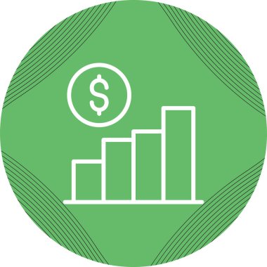 İstatistik simgesinin vektör çizimi
