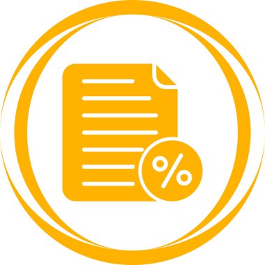 Vergi web simgesi vektör illüstrasyonu