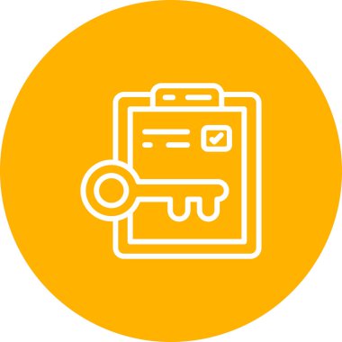 belge web simgesi vektör illüstrasyonu