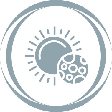 Güneş simgesinin temel doğrusal görüntüsü