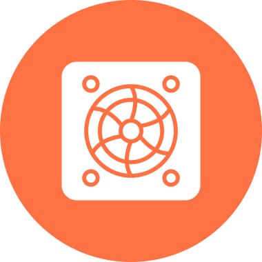 Klima simgesi, basit stil 